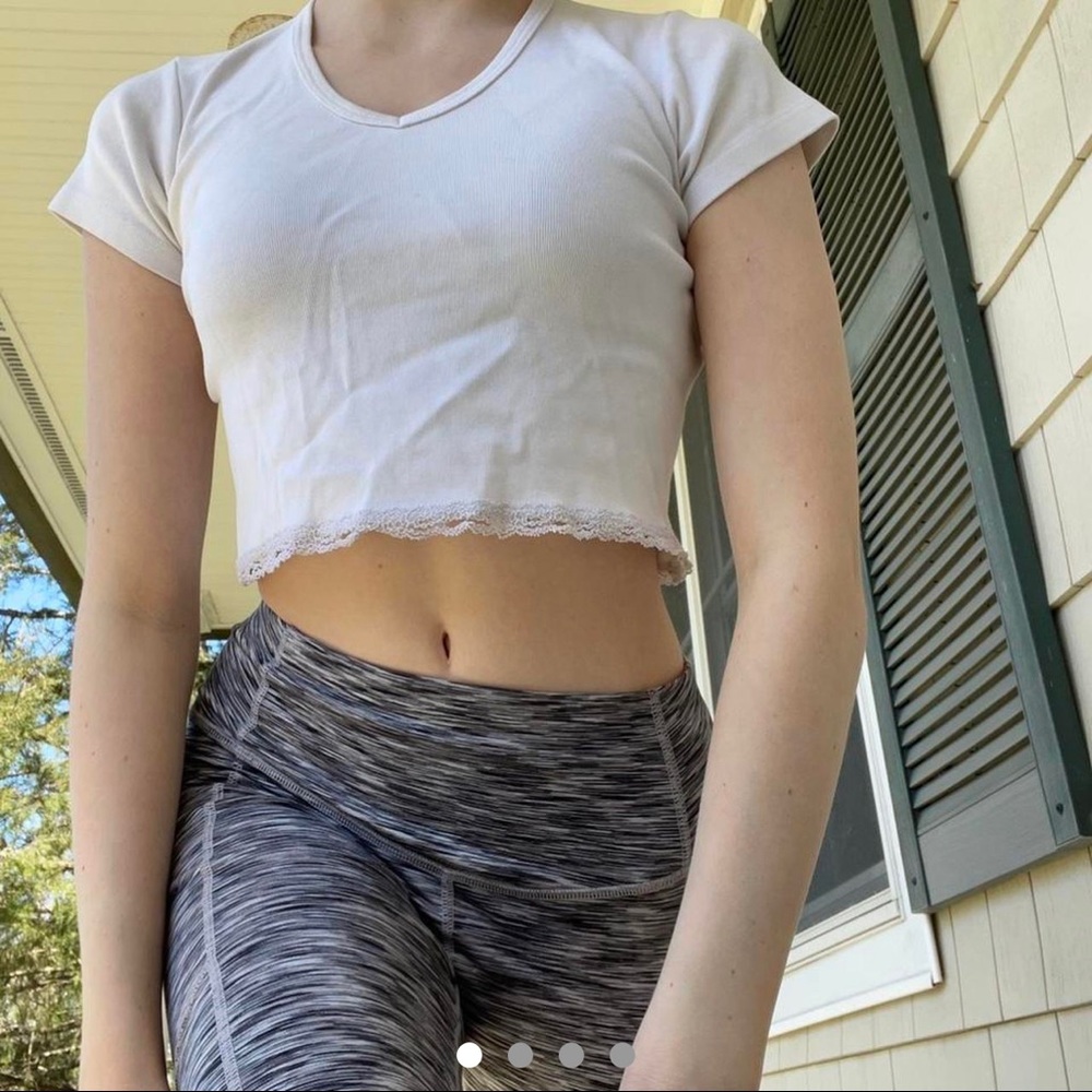 White Crop Top